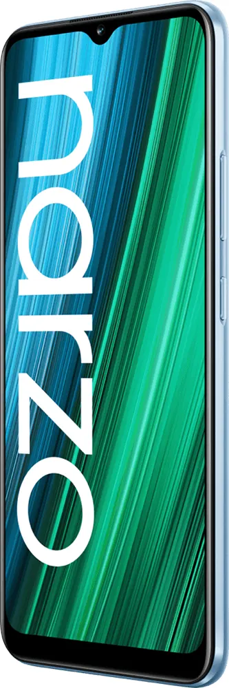 Realme Narzo 50A Dual SIM Mobile, 128GB Internal Memory, 4GB RAM, 4G Network, Oxygen Blue