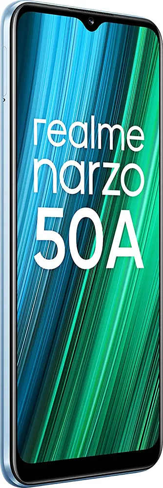 Realme Narzo 50A Dual SIM Mobile, 128GB Internal Memory, 4GB RAM, 4G Network, Oxygen Blue