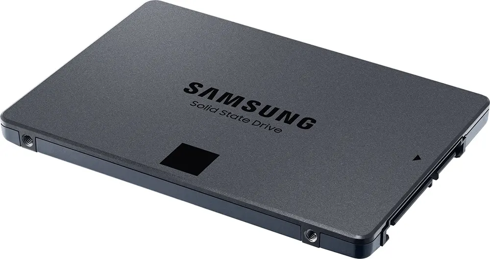هارد ديسك سامسونج داخلي QVO 870 ، SATA III 2.5 أنش  ،2 تيرابايت،  SSD، لأجهزة الكمبيوتر المحمولة ، أسود ، MZ-77E2T0