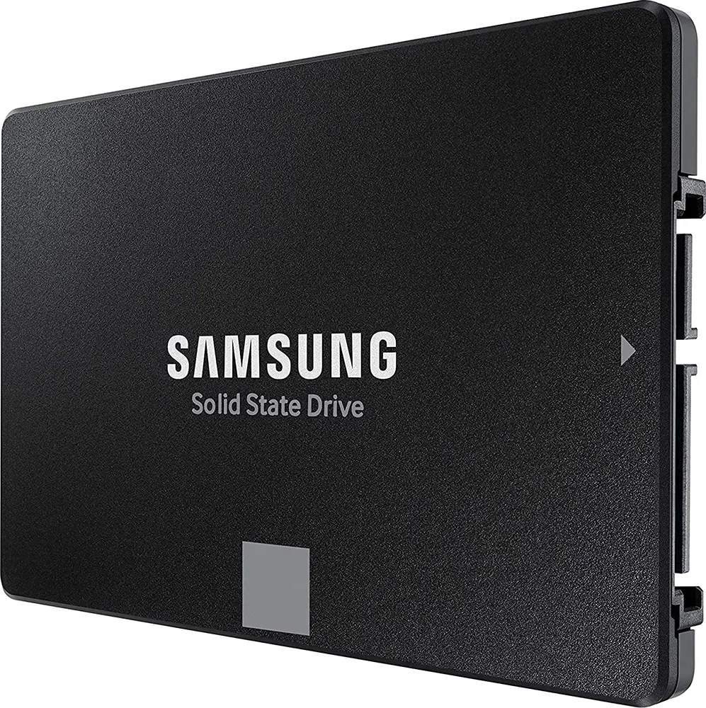 هارد ديسك داخلي سامسونج 870 إيفو، سعة 1 تيرابايت، 2.5 بوصة، ساتا، SSD، للاب توب والكومبيوتر المكتبي، أسود، MZ-77E1T0