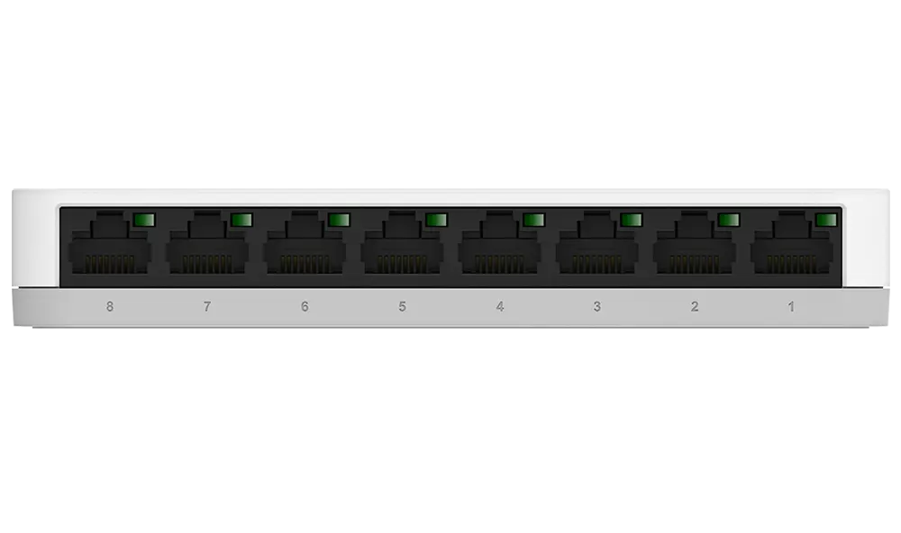 D-Link Desktop Switch, 8 Ports, Gigabit, White, DGS-1008A