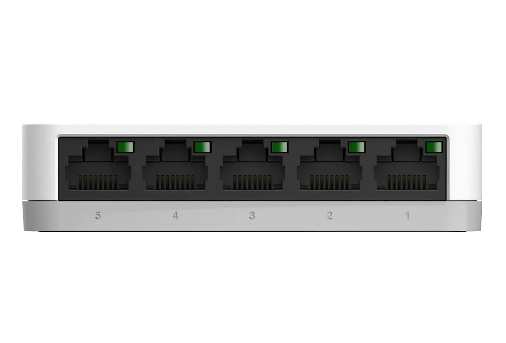 D-Link Desktop Unmanaged Switch, 5 Ports, Gigabit, White, DGS-1005A