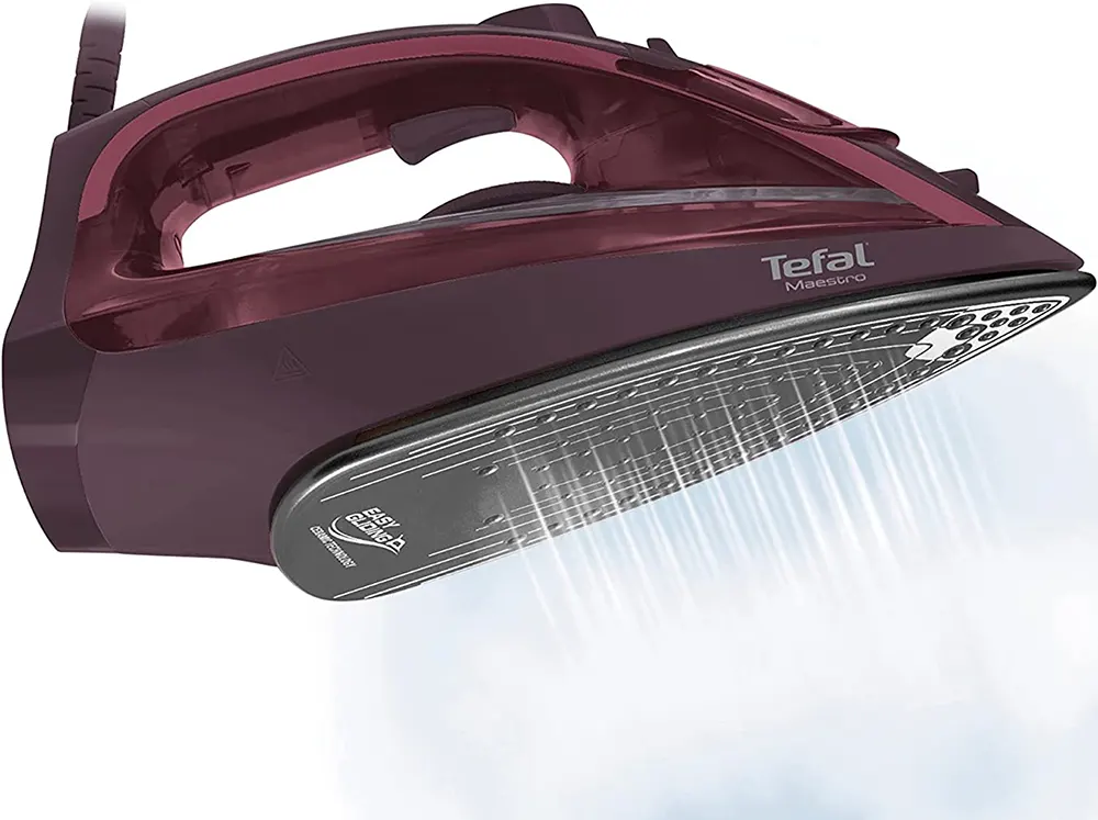 مكواة ملابس بخار تيفال، 2500 وات، قاعدة سيراميك، نبيتي، FV1856 E1