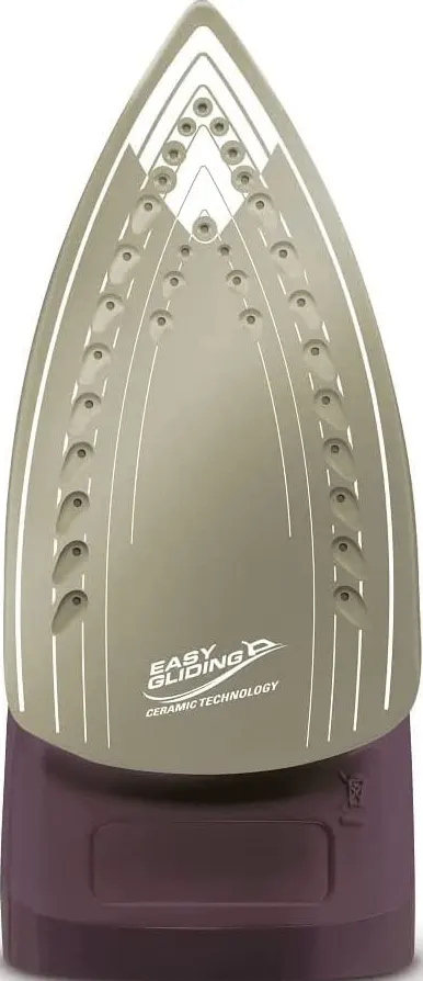 مكواة ملابس بخار تيفال، 2500 وات، قاعدة سيراميك، نبيتي، FV1856 E1