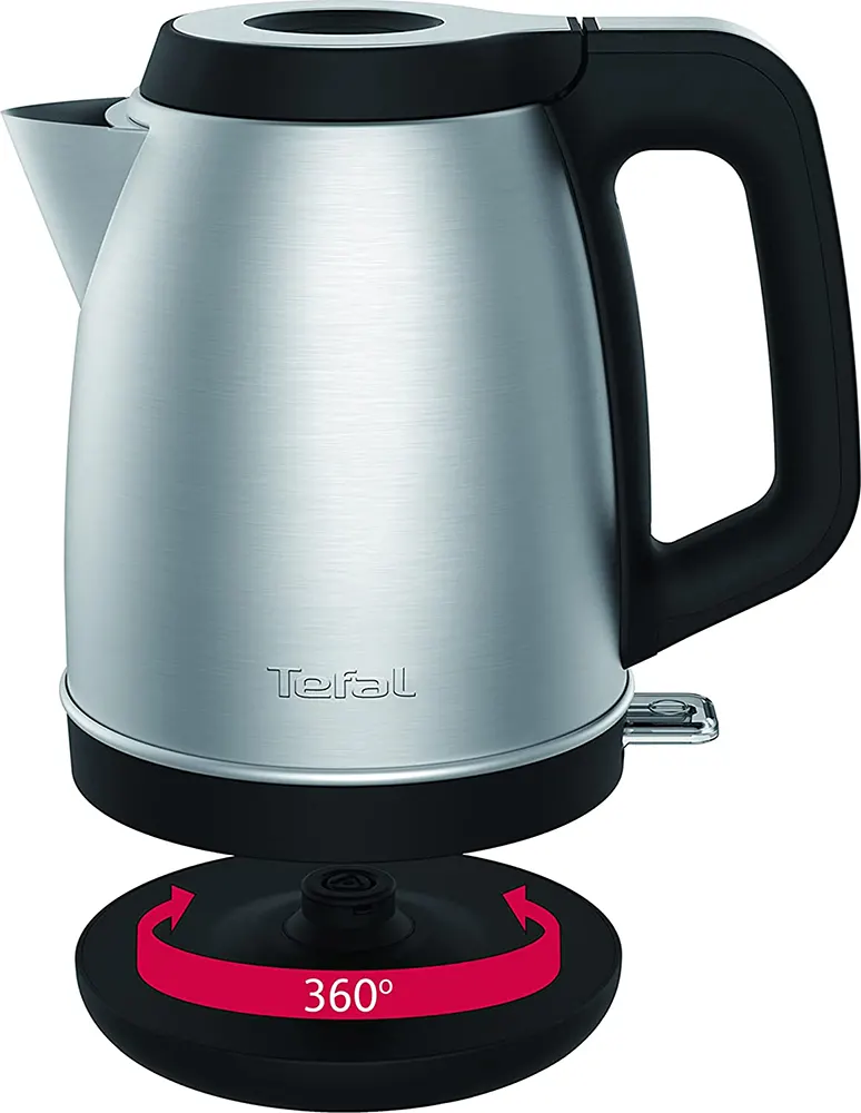 Stainless Electric Kettle Tefal, 1.7 Liter, 2400W, Stainless, KI280D10