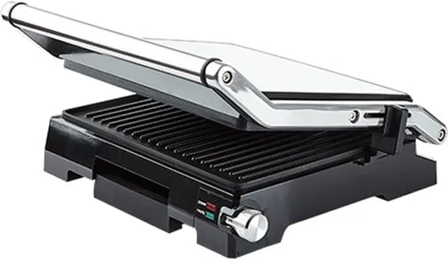 Electric Grill Mienta , 2000 Watt, Stainless Steel, CG28209A