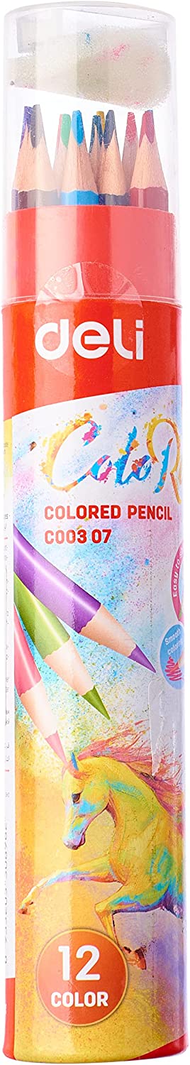 علبة الوان خشب 12 لون deli C00307