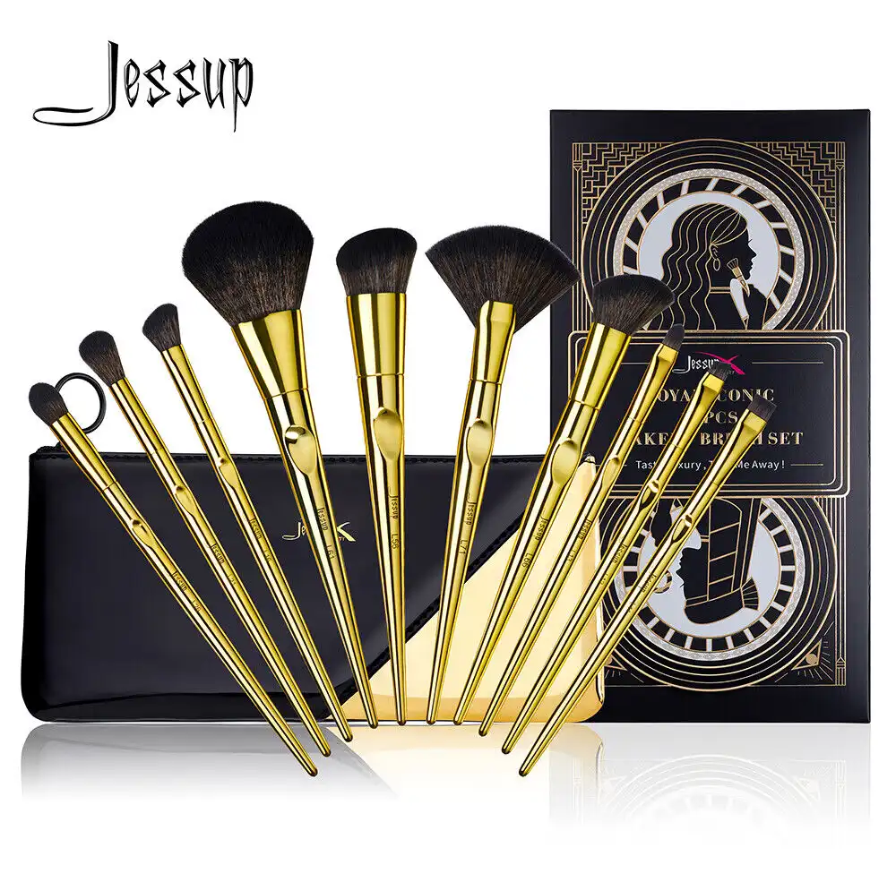Jessup T317 Makeup Brushes Set 10 Pieces