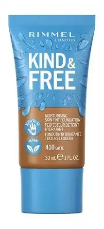 Rimmel Kind & Free Moisturising Foundation, 410 Latte