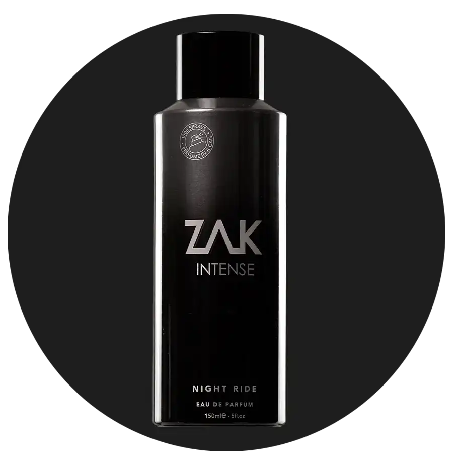 NIGHT RIDE BY ZAK INTENSE  FOR MEN EDP 150ML