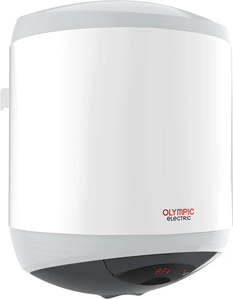 Olympic electric water heater, 30 liters, digital, white, Hero Plus