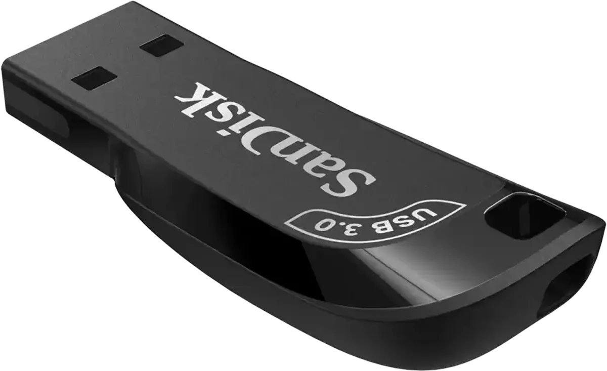 فلاش ميموري سانديسك ™Ultra Shift، بسعة 256 جيجابايت، USB 3.0، أسود، SDCZ410-256G-G46