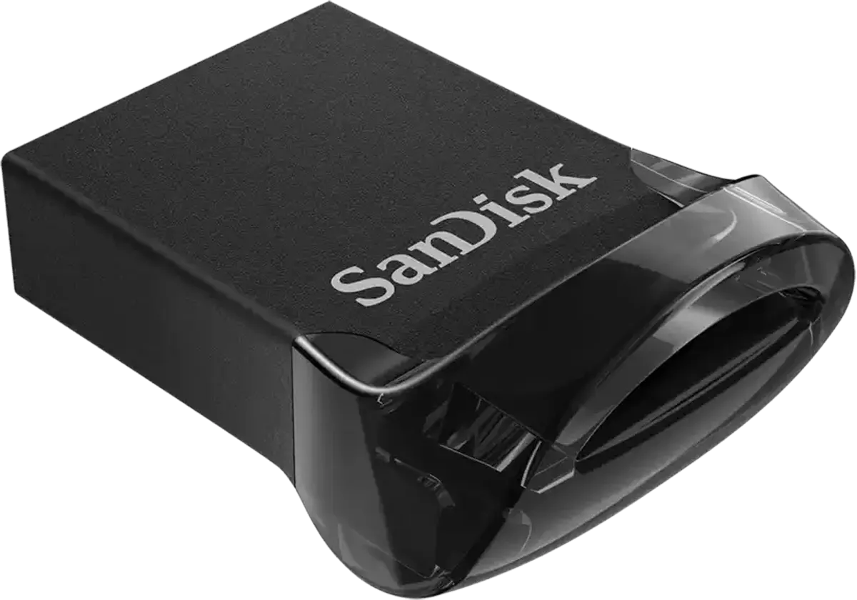 فلاش ميموري سانديسك Ultra Fit، بسعة 256 جيجابايت، USB 3.1، أسود، SDCZ430-256G-G46