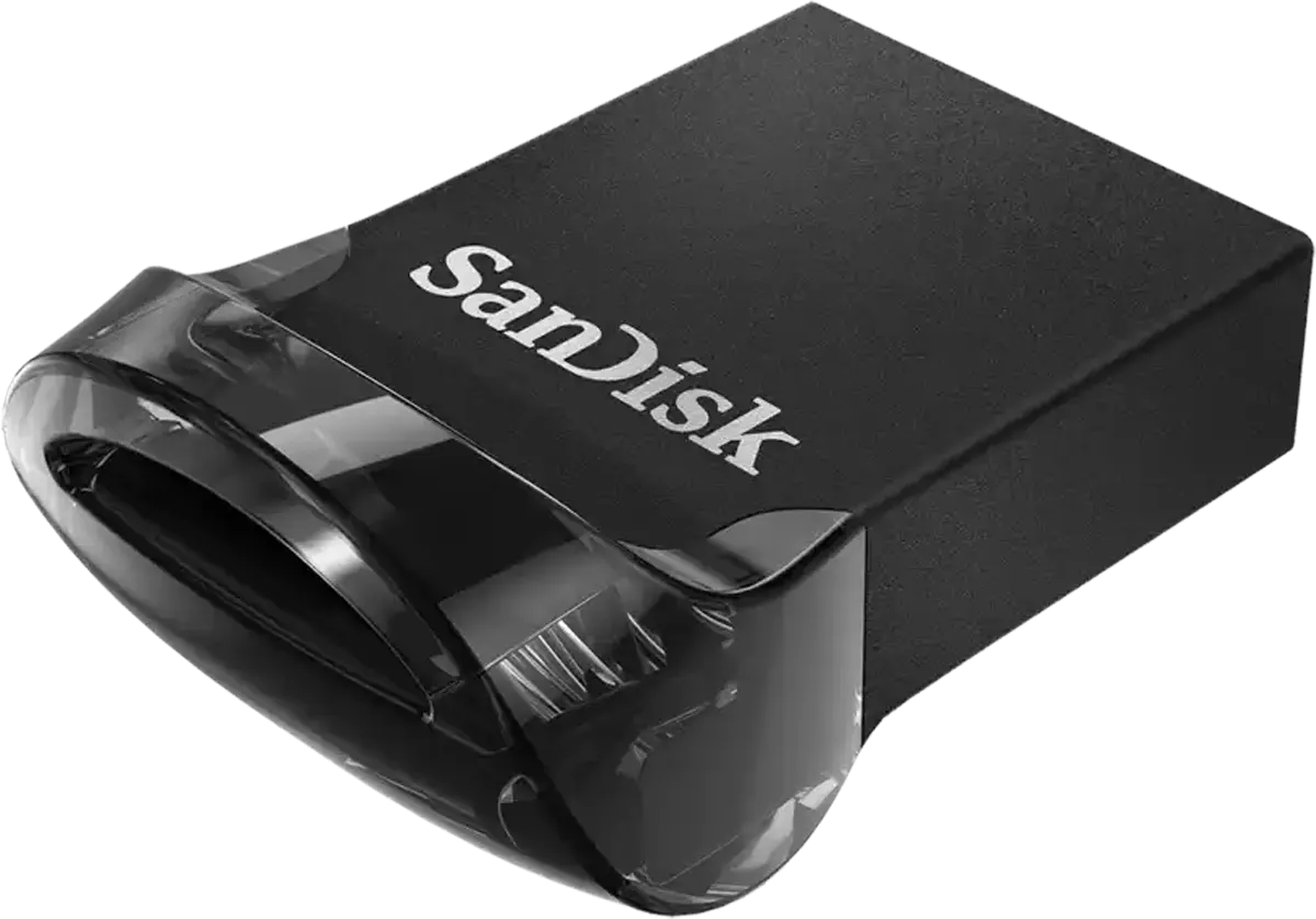 فلاش ميموري سانديسك Ultra Fit، بسعة 256 جيجابايت، USB 3.1، أسود، SDCZ430-256G-G46
