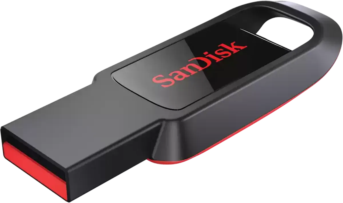 فلاش ميموري سانديسك ™CRUZER SPARK، بسعة 64 جيجابايت، USB 2.0، أسود، SDCZ61-064G-G35