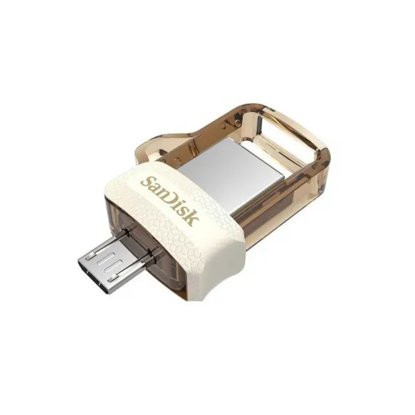 Sandisk Ultra Dual Flash Memory, 64 GB, USB 3.0, Gold, SDDD3-064G-G46GW