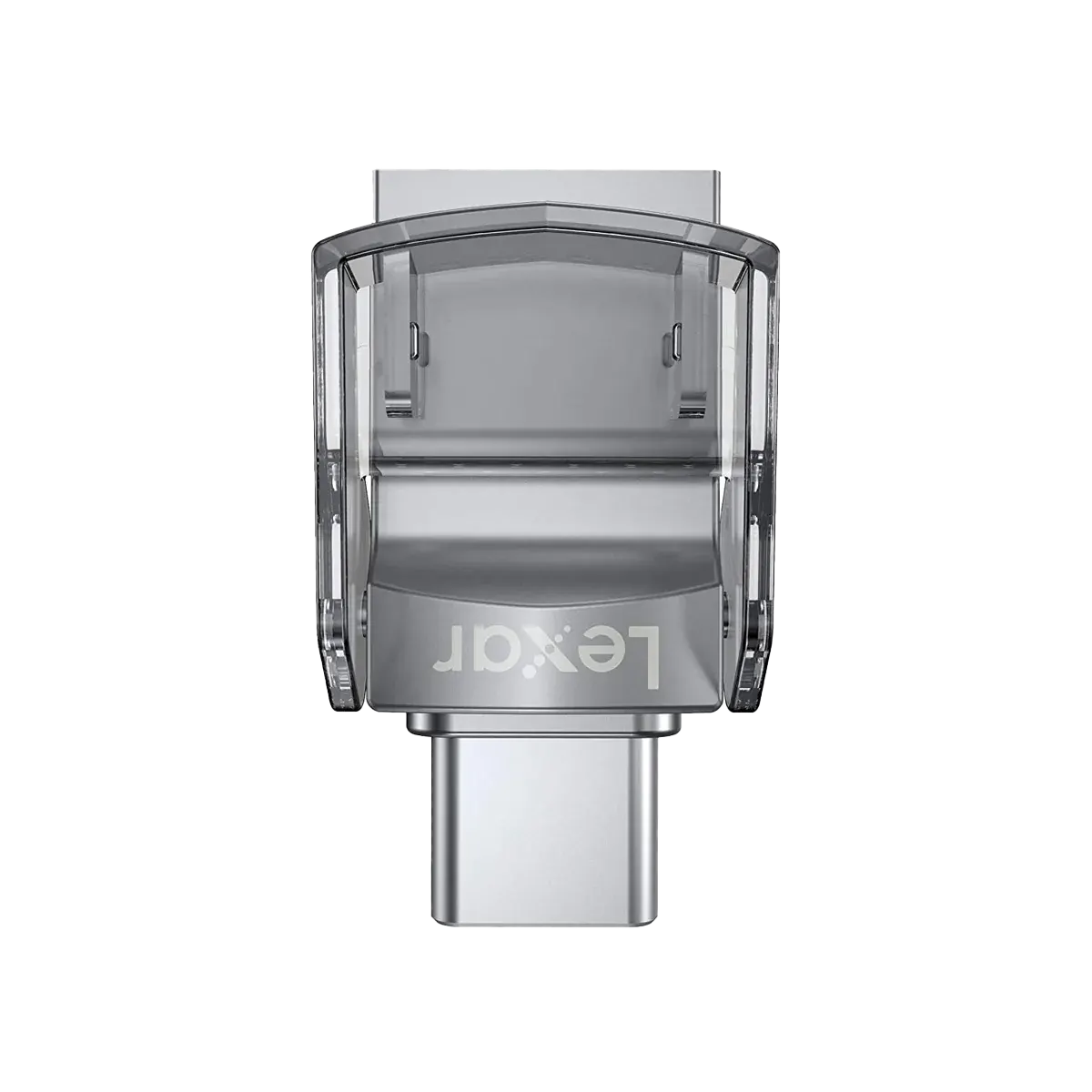 Lexar JumpDrive® Dual Drive D35c Flash Drive, 32GB, USB 3.0 Type-C™, Silver, LJDD35C032G