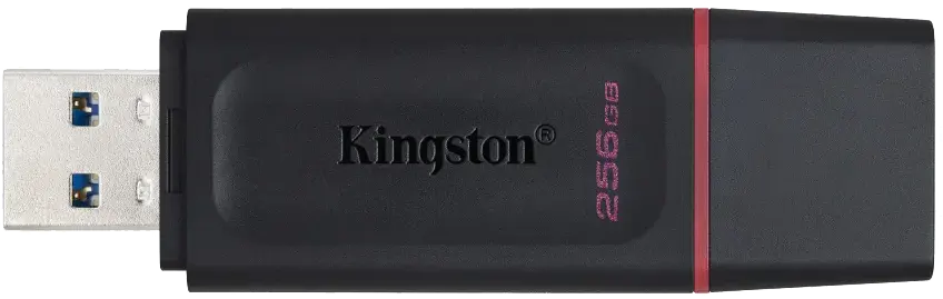 Kingston Exodia Flash Memory, 256GB, USB 3.2, Black, DTX-256GB