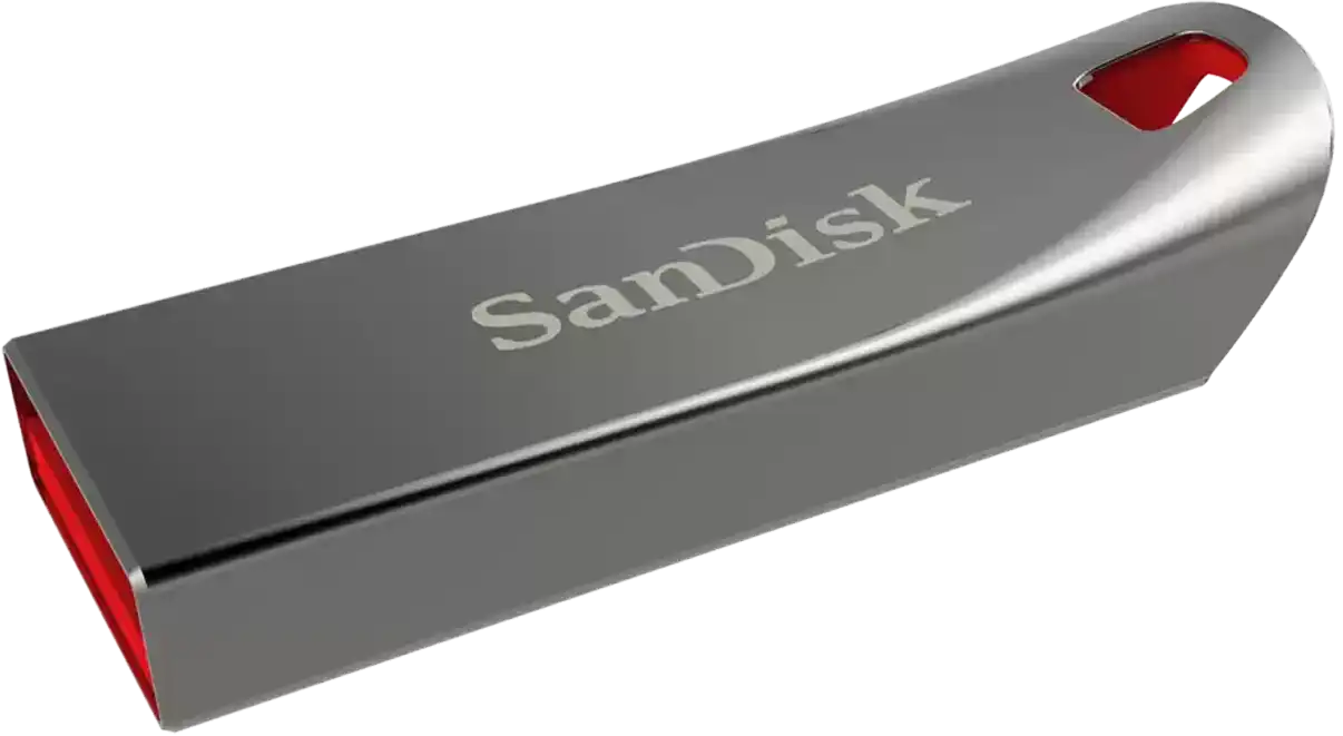 SanDisk Cruzer Force Flash Drive, 16GB, USB 2.0, Black, SDCZ71-016G-B35