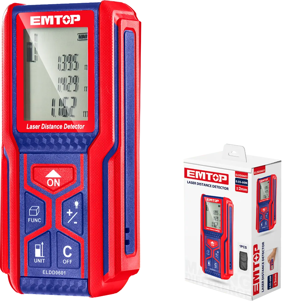 متر ليزر ام توب، 60 متر، دقة القياس 2 مم، ELDD0601