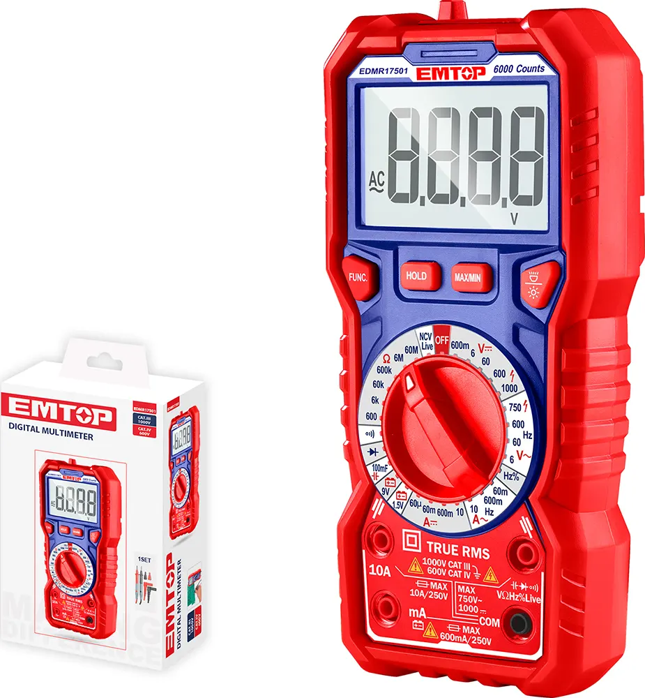 جهاز أفوميتر ام توب، 1000 فولت، ديجيتال ، EDMR17501