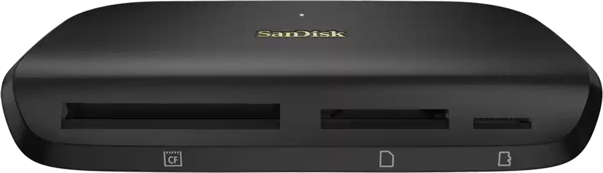 SanDisk ImageMate® Pro Card Reader, USB-C™, Black, SDDR-A631-ANGNN