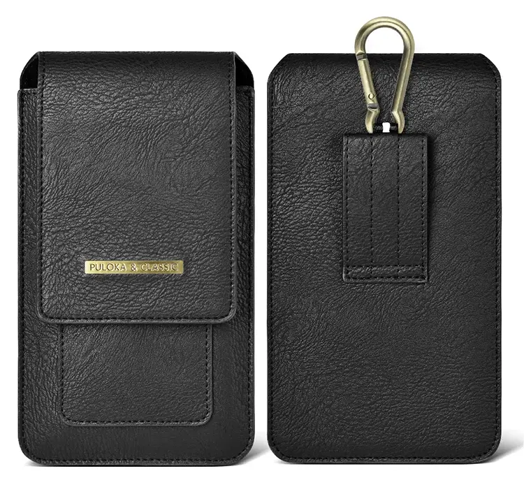 حقيبة موبايل PULOKA متعددة الوظائف، سوداء