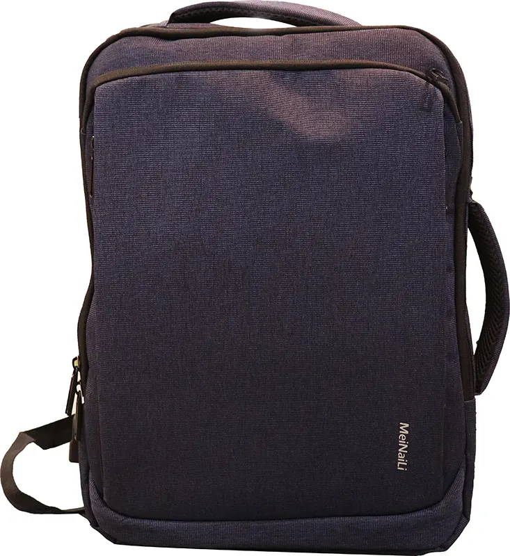 حقيبة ظهر لابتوب مينايلي، 15.6 إنش، نايلون وبوليستر، ووتربروف، بني، 023