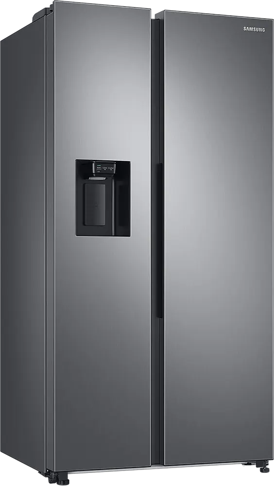 Samsung Side by Side Refrigerator, No Frost, 634 Liters, Inverter, 2 Doors, Water Dispenser, SpaceMax™ Purification, Silver, RS68A8820S9