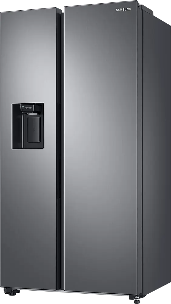 Samsung Side by Side Refrigerator, No Frost, 634 Liters, Inverter, 2 Doors, Water Dispenser, SpaceMax™ Purification, Silver, RS68A8820S9