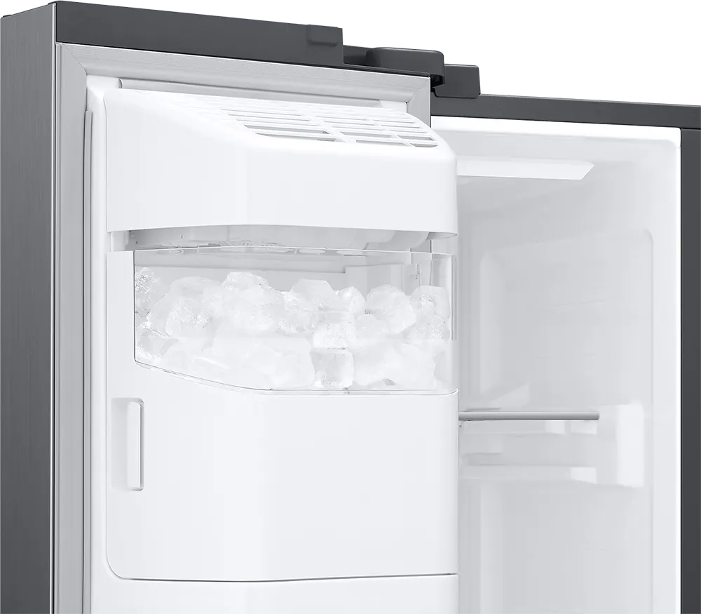 Samsung Side by Side Refrigerator, No Frost, 634 Liters, Inverter, 2 Doors, Water Dispenser, SpaceMax™ Purification, Silver, RS68A8820S9