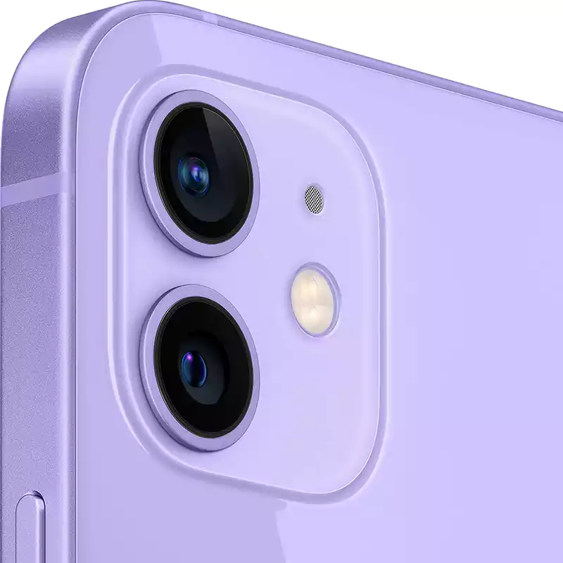 iPhone 12 Single SIM Mobile, 64GB Internal Memory, 4GB RAM, 5G Network, Purple