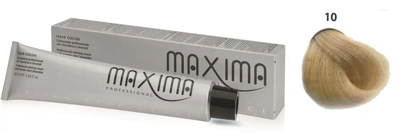 صبغة شعر من ماكسيما 10 بلاتينيوم اشقر فاتح  100 مل