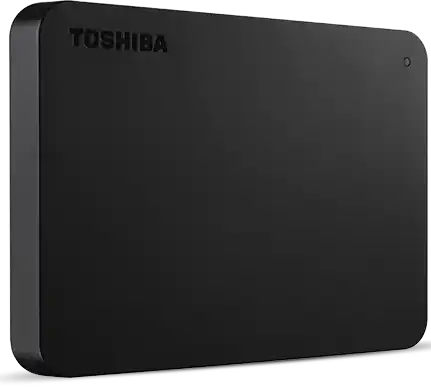 توشيبا Canvio Basics هارد ديسك محمول HDD، بسعة 1 تيرابايت، DTB410، أسود