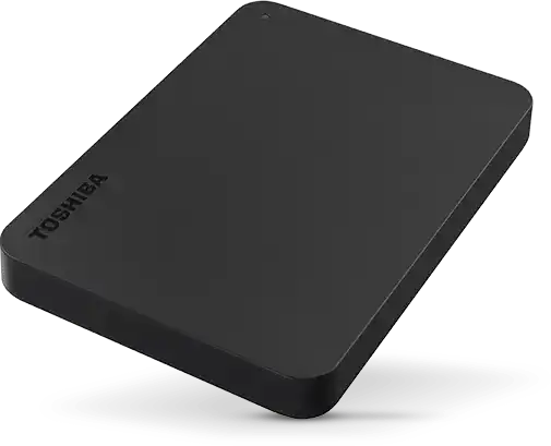 توشيبا Canvio Basics هارد ديسك محمول HDD، بسعة 1 تيرابايت، DTB410، أسود