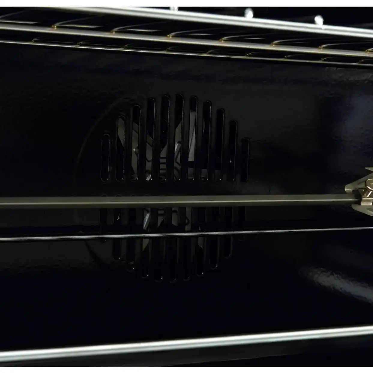 بوتاجاز فريش هامر هيدروليك، 90×60 سم، 5 شعلة، أمان كامل، شاشة ديجيتال تاتش، مروحة، أسود
