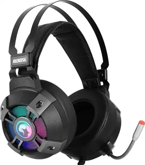 سماعة رأس  مارفو تو بي HG9015G-HP657 للألعاب، ميكروفون، أسود