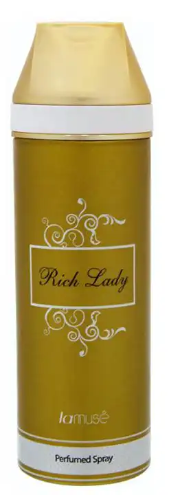 مزيل عرق سبراي ريتش ليدي من  لا ميوز للنساء 200 مل