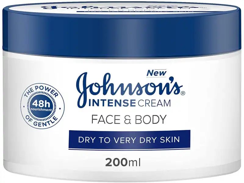 Johnson's Cream, Moisturizing Cream for Face and Body for Dry and Very Dry Skin, 200ml.