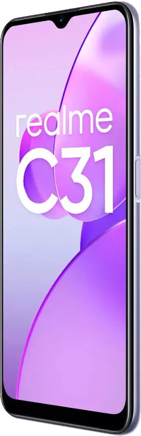 موبايل ريلمي C31 ثنائي الشريحة ، ذاكرة داخلية 32 جيجابايت، رامات 3 جيجابايت ، شبكة الجيل الرابع إل تي إي، فضي