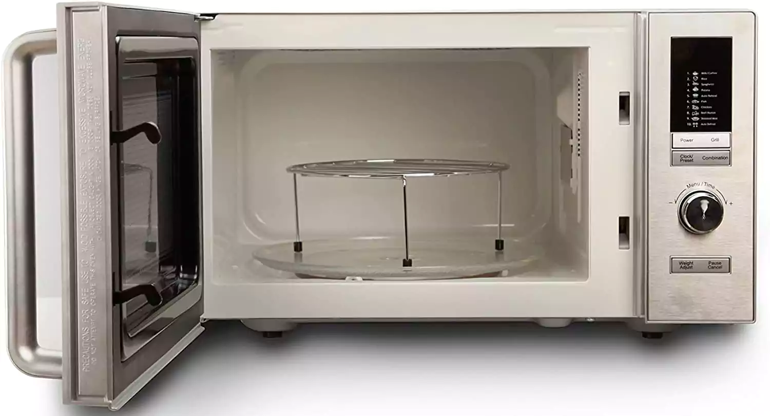 Jac Microwave 25 Liter Digital With Grill, 1400 Watt, Silver NGM-25D2