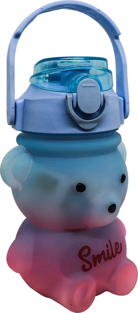 زمزمية مياه للأطفال علي شكل دبدوب - ازرق