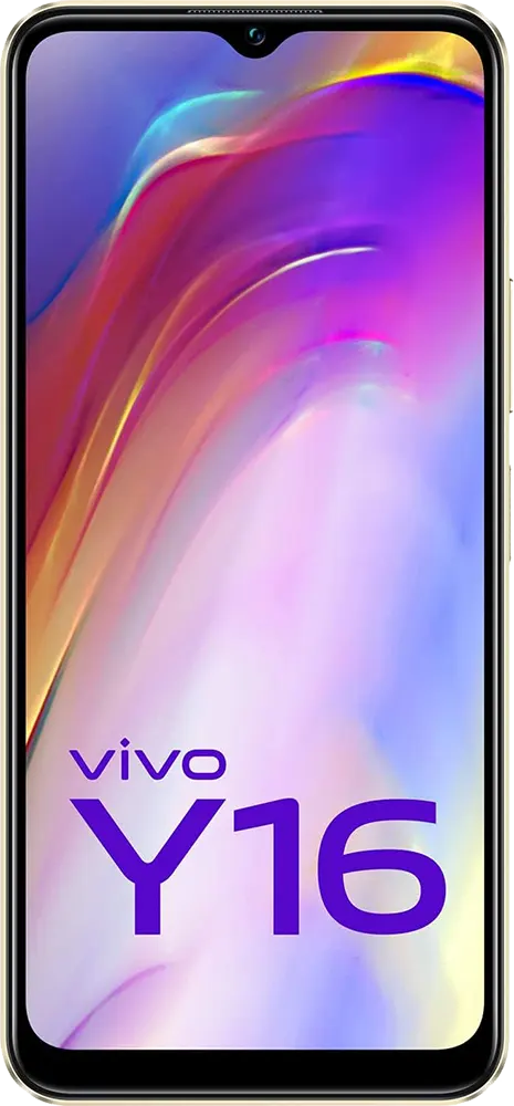 VIVO Y16 Dual SIM Mobile, 64GB Memory, 4GB RAM, 4G LTE, Drizzling Gold