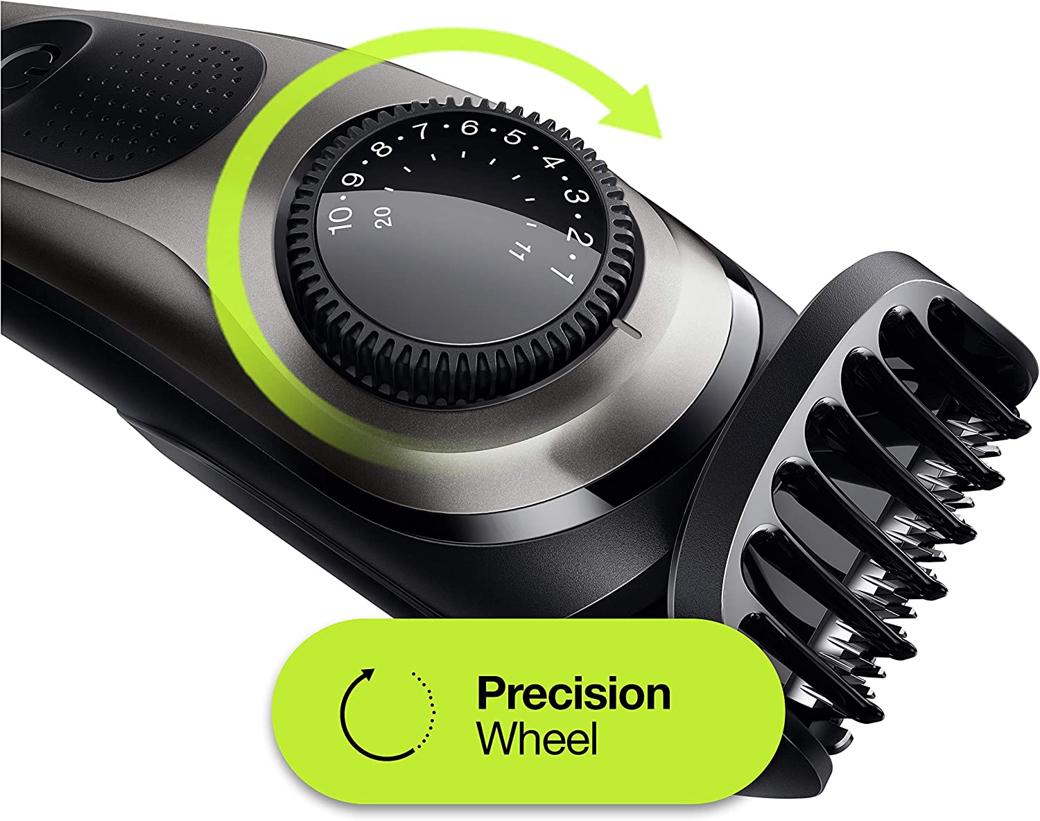 Wet and Dry Electric Shaver for Men, Black, BT3000