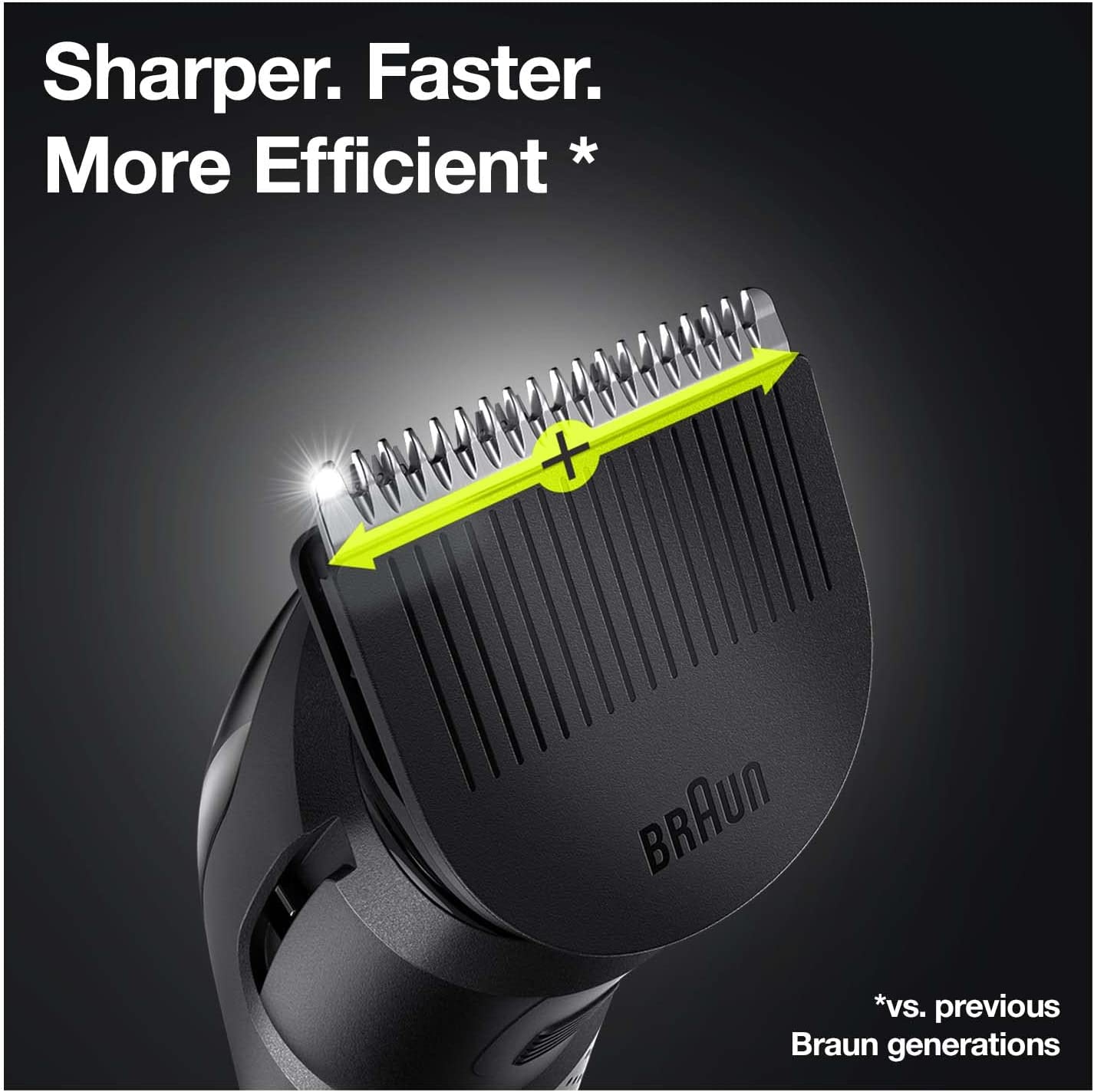 Braun Electric Shaver for Men, 6 in 1, Black, MGK3321