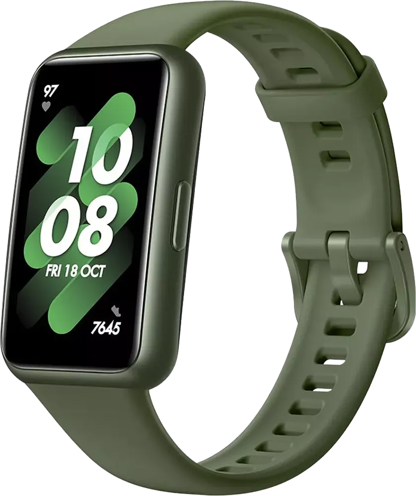 ساعة يد هواوي باند 7 LEA-B19 ، شاشة تعمل باللمس 1.47 بوصة ، مقاومة للماء ، بطارية تدوم حتى 14 يوم ،أخضر وايلدرنس