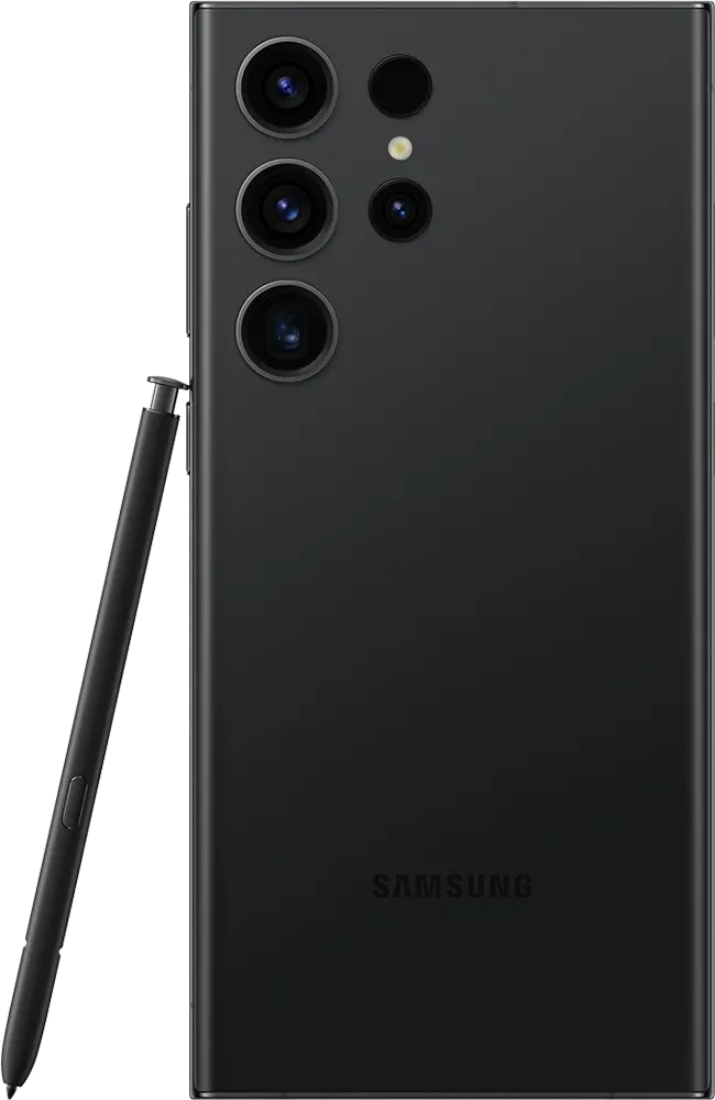 موبايل سامسونج جلاكسي S23 الترا، ثنائي الشريحة ، ذاكرة داخلية 256 جيجابايت ، رامات 12 جيجابايت ، شبكة الجيل الخامس ، فانتوم بلاك