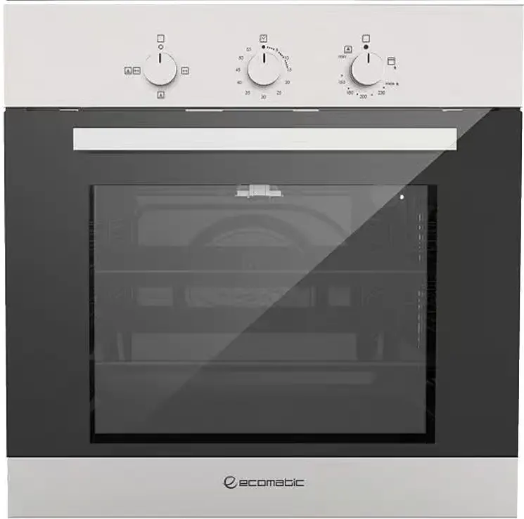 فرن بلت ان إيكوماتيك  60 سم، 67 لتر،غاز ، شواية، سيلفر، G6404T