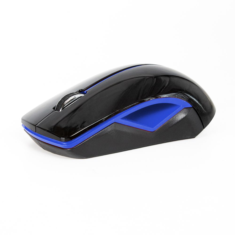 2B Wireless Mouse, 1200 DPI, Single Band, Blue x Black, MO33B