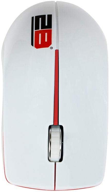 2B Wireless Mouse, 1200 DPI, Single Band, Red x White, MO33R